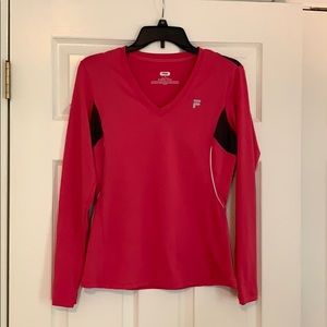 Fila Sport/Active Long Sleeve V Neck
